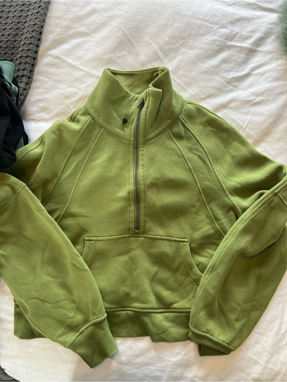 Women’s Scuba half zip funnel neck